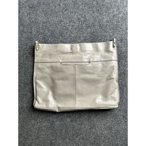 Womens Leather HOBO Gray Shoulder Bag No Strap Genuine Leather, Size One Size